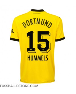 Günstige Borussia Dortmund Mats Hummels #15 Heimtrikot Damen 2023-24 Kurzarm